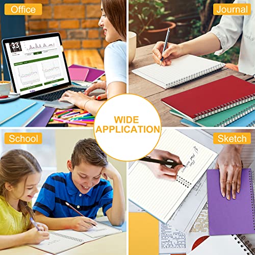 15 Pcs Bulk Spiral Notebook, College Ruled Spiral Bound Notebooks Journals Notebooks 8.3 X 5.5 Inch, 15 Pastel Color School Notebooks A5 Writing Notebooks #TOP4