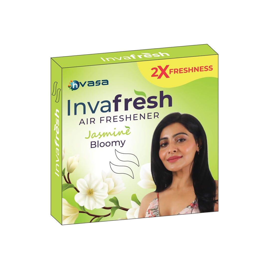 Invafresh Bathroom Air Freshner Blocks (Jasmine Bloomy) - 75g | Lasts upto 30 days | Germ Protection | Instant & Long Lasting Fragrance (Pack Of 4) (B0D1CQKCBP) Amazon Price History, Amazon Price Tracker