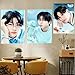 Finifana 8Sheets STRAY-KIDS Posters,2025 New STRAY-KZOO Poster Wall Painting Photos for Birthday Party Room Decoration(Blue)