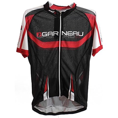 Louis Garneau - Mens Equipe Series Jersey, Small, Black/Ginger Cover
