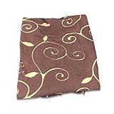 tessier copritavolo rettangolare elasticizzato jacquard skipper fantasy varie misure marrone-beige x6