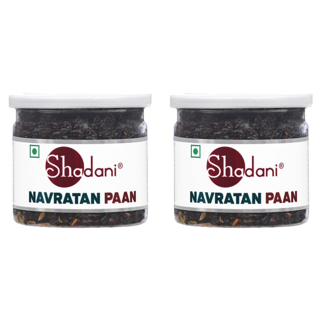 Shadani Navratan Paan Pack of 2 - Flavored Mouth Freshener with Betel Leaves, Sweet and Digestive | Traditional Indian Paan | 70g (B0CJJDJL7P) Amazon Price History, Amazon Price Tracker