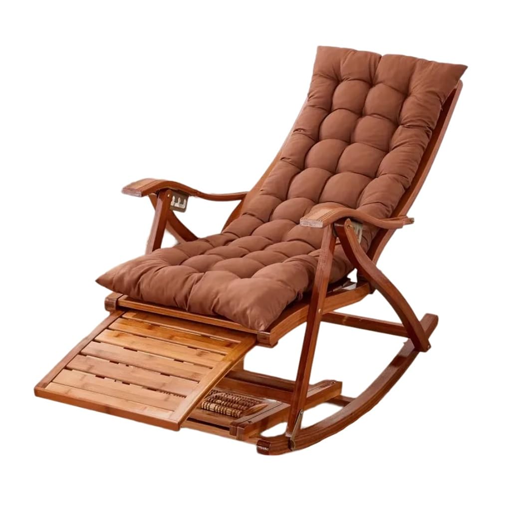 Chaise robuste avec accoudoirs en bambou pour soulager le dos des seniors