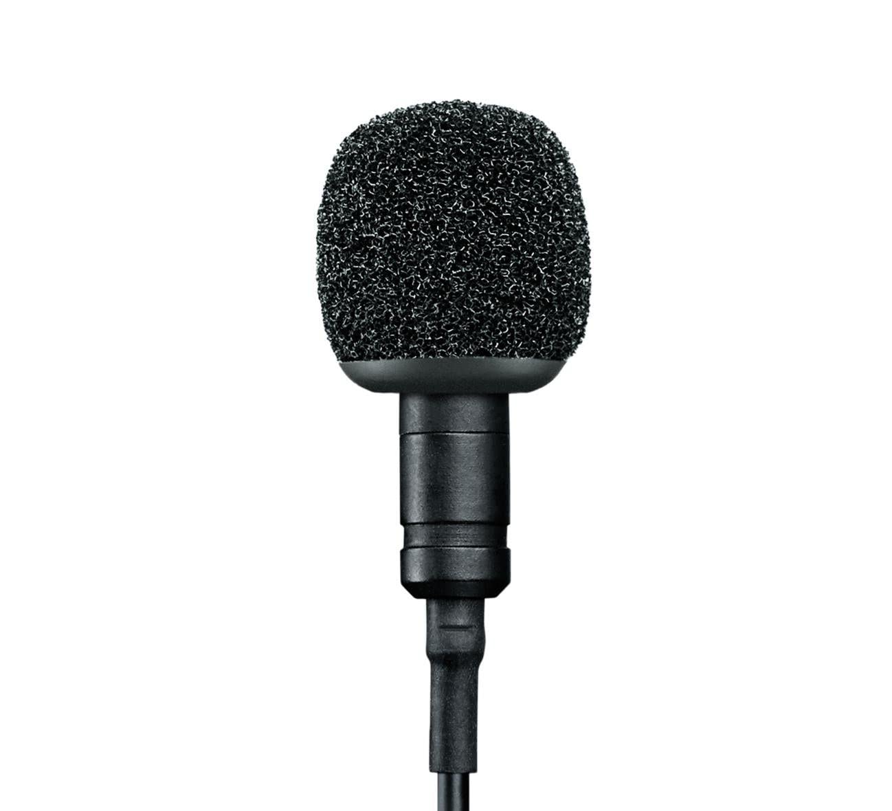 MVL/A Condenser Lavalier Microphone, Digital Voice Recording on the Go, Plugs into Any Mobile Phone or Tablet with a Headset Microphone 3.5 mm Input Jack, Includes Windscreen