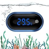EEEKit Aquarium Thermometer mit Touchscreen-Display, LED Digitales Wasser Thermometer, Hohe Präzision Überwachung der Tanktemperatur, Marine Thermometer für Aquarium Süßwasser Meerwasser Reptilien