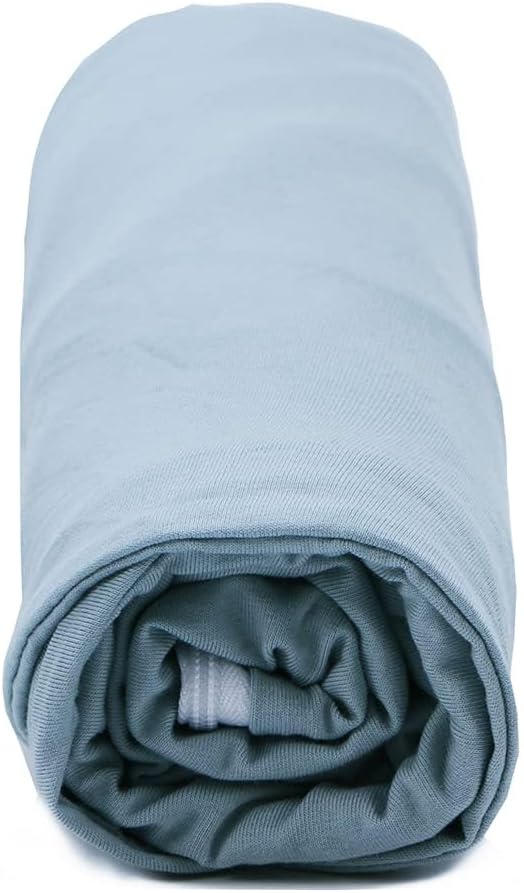 INSEN Pregnancy Body Pillow Cover, Full Body Pillow Cover for Pregnant Women (Green Jersey, C-Shaped)