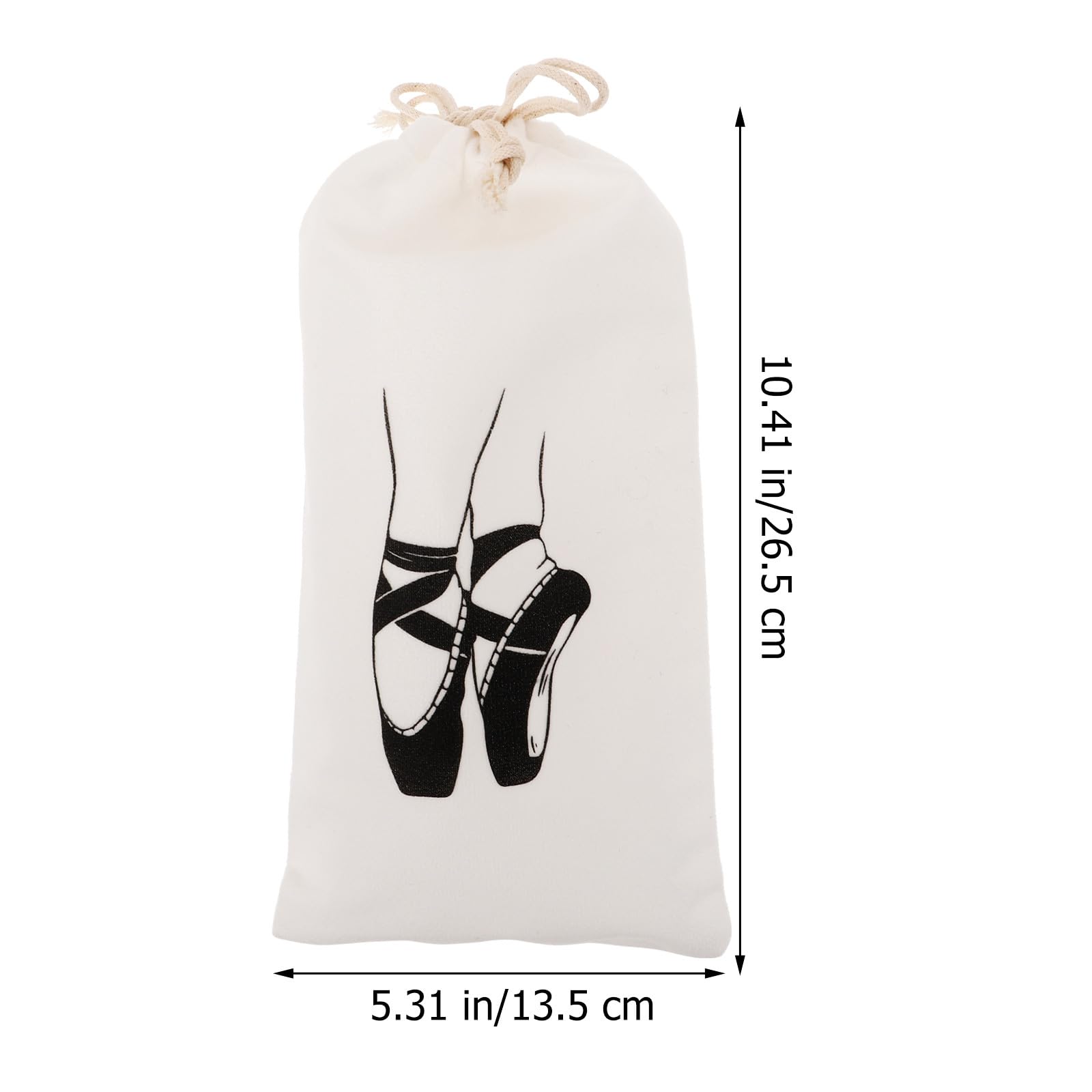 BESPORTBLE Bolsa para Zapatillas de Ballet (4 Unidades): Bolsas para Zapatillas de Punta, con cordón, Organizador de para Mujeres, niñas y Bailarinas, Accesorios para Exteriores.