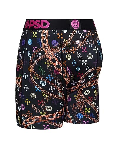 PSD Men's PSD Multi Luxe Boxer Briefs, Black, M2