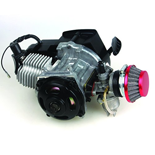 47CC 2-stroke Engine + Handle Bar+ Throttle Cable +Air Filter Motor Pocket Mini Bike Scooter ATV 7T 25H Chain 40MM Bore - Thumbnail 3