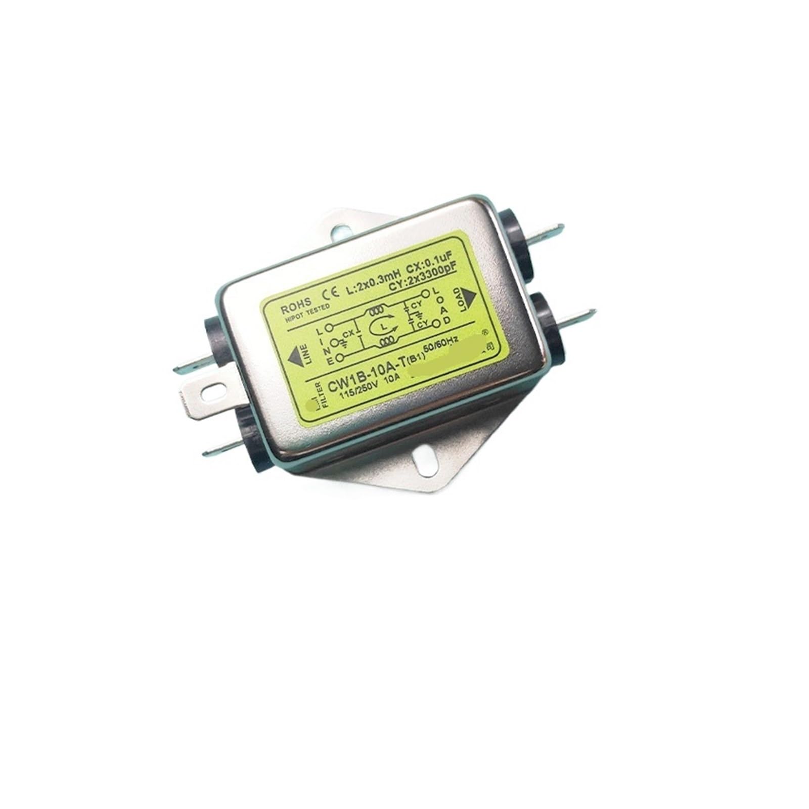 Filtro armónico monofásico de 220V y supresor de pulsos eléctricos CW1B-10A-T