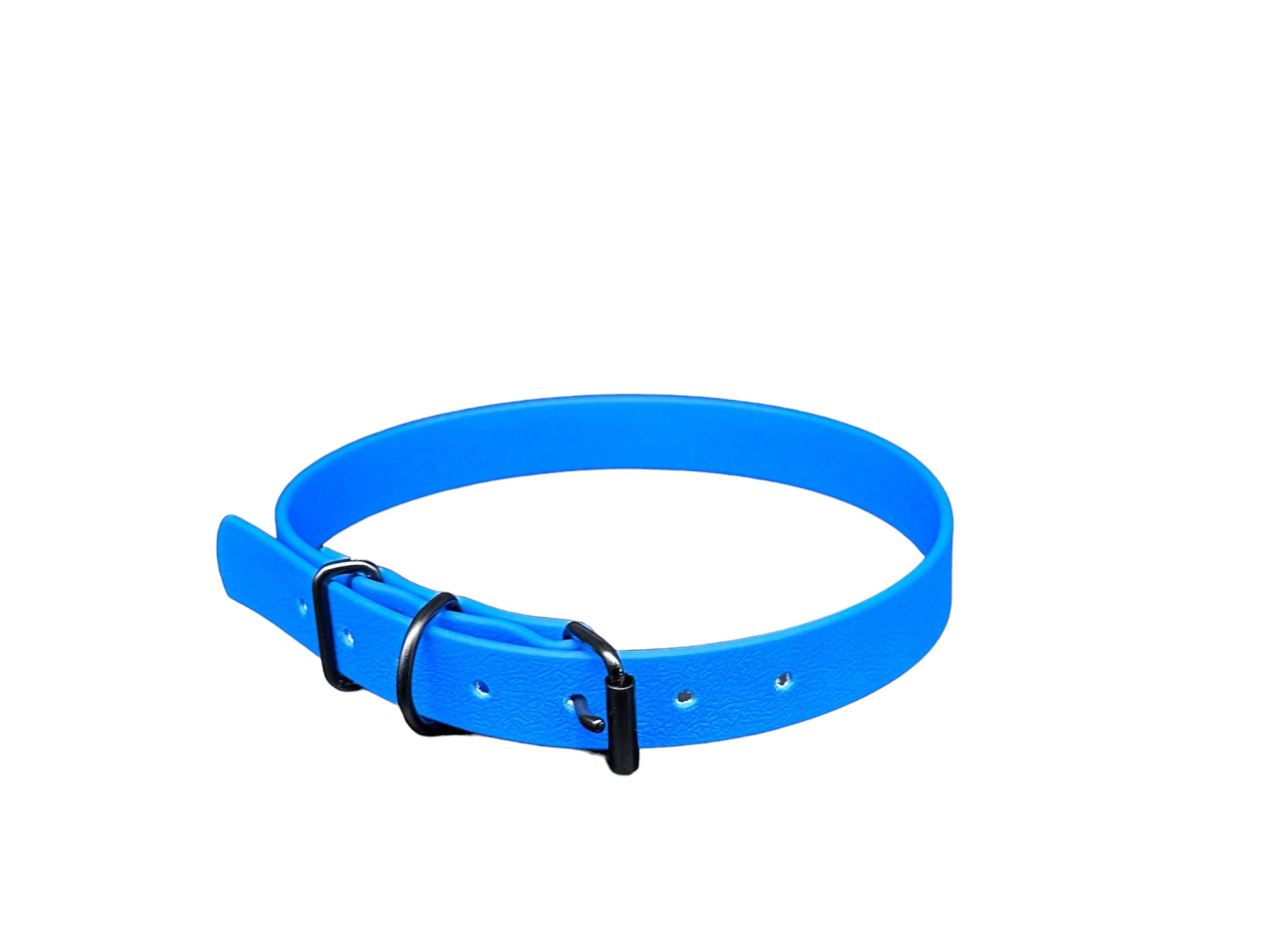 Waterproof Biothane Dog Collar | Metal Buckle | Black Rivets | Ultra Durable