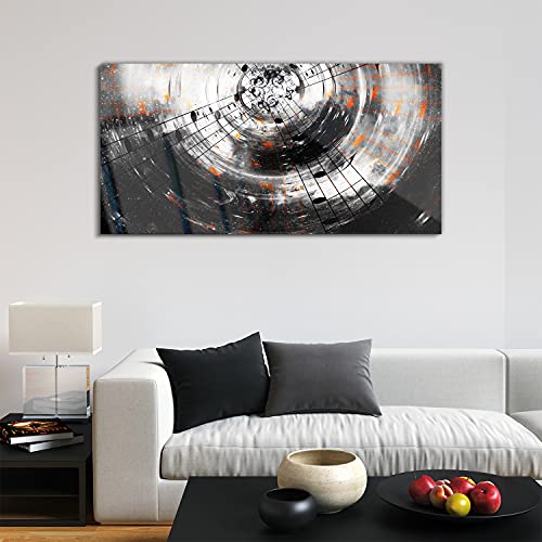 Impression acrylique Cosmos abstraction 120x60cm, tableau de luxe