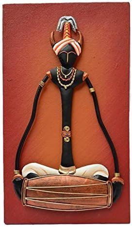 Veda's Vedas Wrought Iron Dhol Player