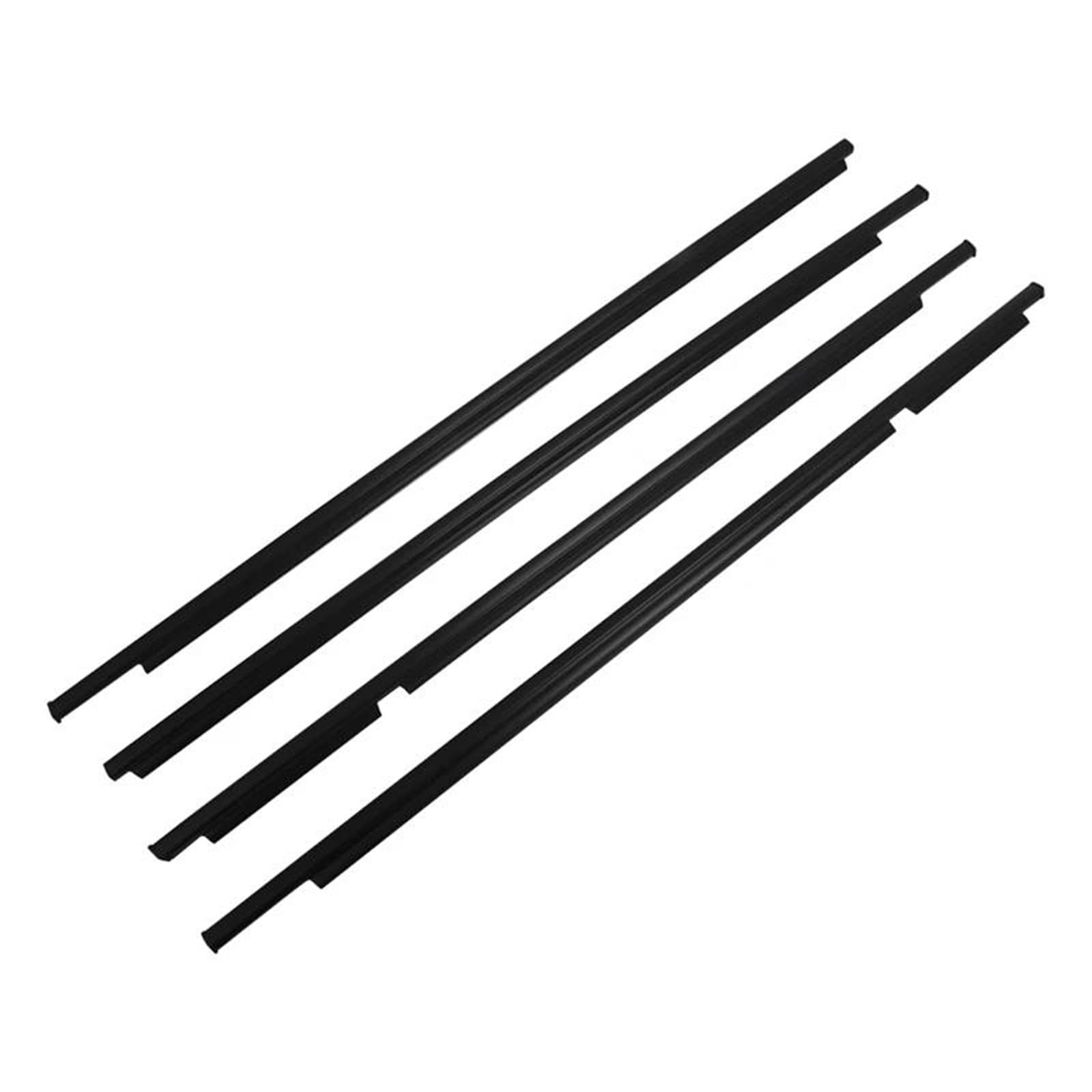 Do Toyota Land Cruiser Prado 120 Series 2003-2009, 4-częściowy zestaw gumowych uszczelek do zewnętrznych okien samochodowych, wodoszczelne paski uszczelniające