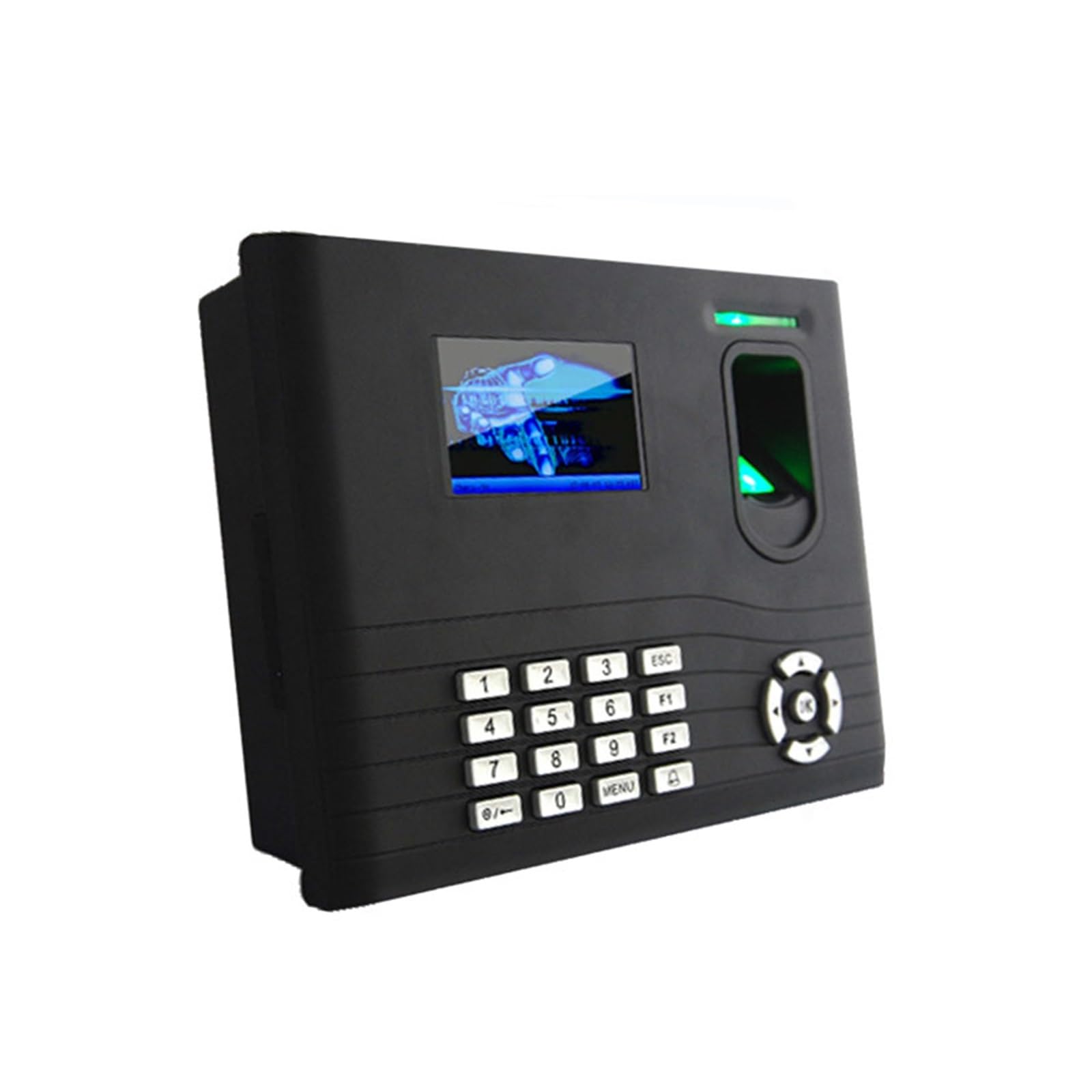 Zegar Maszynie TCP/IP USB Biometryczny czytnik linii papilarnych do drzwi i system kontroli czasu z akumulatorem Opcjonalny kart RFID(IN01-A-ID-Battery)