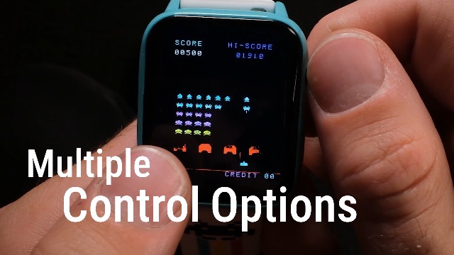 Amazon.com: My Play Watch Space Invaders Retro Gaming Smart Watch