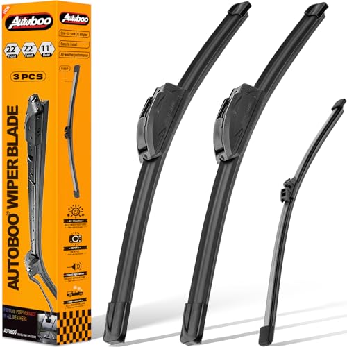 3 Wipers Replacement for Ford Expedition 2018 2019 2020 2021 2022 2023 Windshield Wiper Blades with Rear 22"+22"+11inch