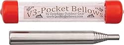 Pocket Bellows - Weatherproof Collapsible Fire Bellowing Tool for Starting