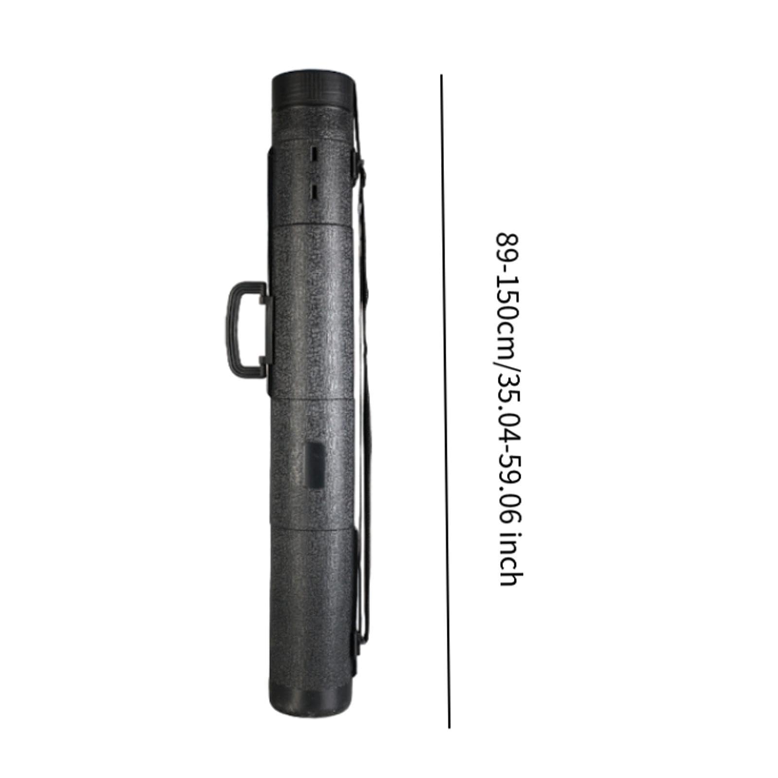 Tubo para Póster Redondo, Estuche de Almacenamiento para Cañas de Pescar, Tubo de Protección, Tubo Extensible para Póster para Dibujos Técnicos, 12cm L 78 to 140 Cm