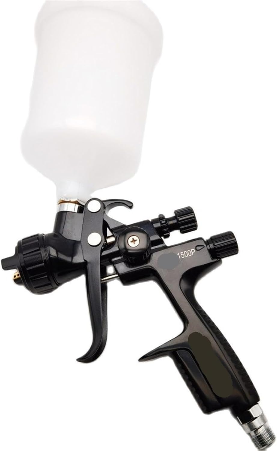 1pc 1500P Pro Paint Spray Car Spray Tool Air Spray 1.3/1.7mm Nozzle Professional Spray(1.3MM Black)