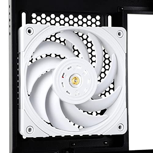 Thermalright TL-B12W 120mm CPU Fan, Computer Case Fan, PWM Control, 2150 RPM, Powerful Static Pressure Fan for Case Cooler (White