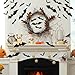 Bobobag 120 Pcs 3D Bats Halloween Decorations,Halloween Wall Decor 4 Sizes Black Bats Sticker for Wall Window