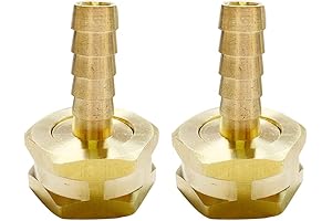 VIS Brass Garden Water Hose Pipe Connector Swivel Fitting 3/8" Barb x...