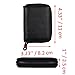 Lacheln Card Holder for Women Men RFID Small Wallets Credit Card Case Money Organizers,20 Slots,Black