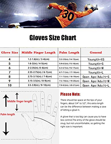 image for Coodoo Goalie Gloves with Fingersaves to Give Splendid Protection to P