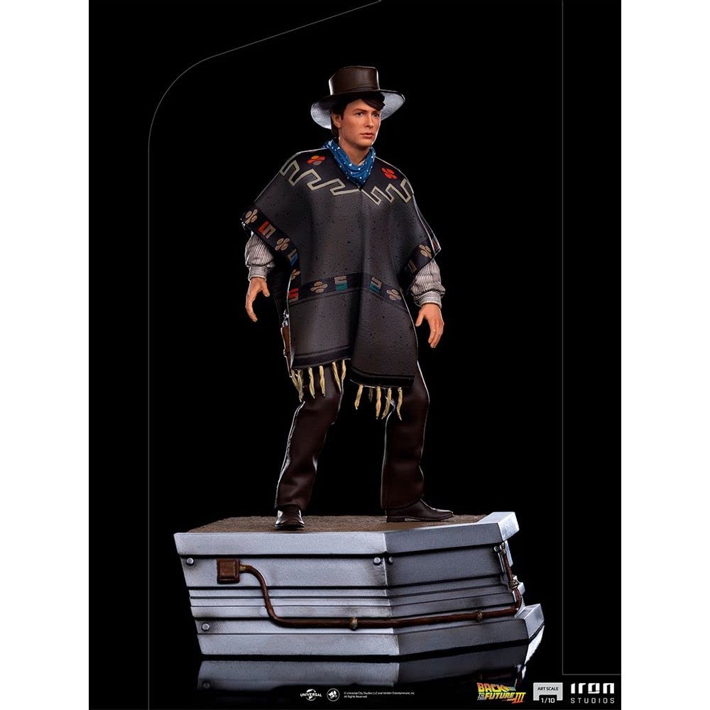 Iron Studio Retour-Vers LE Futur 3 - Marty Mcfly - Statuette 1:10 Kunstwaage - 23 cm