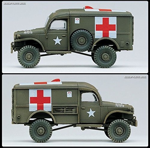 Amazon.co.jp: アカデミー 13403 1/72 米軍 救急車&牽引トラクター