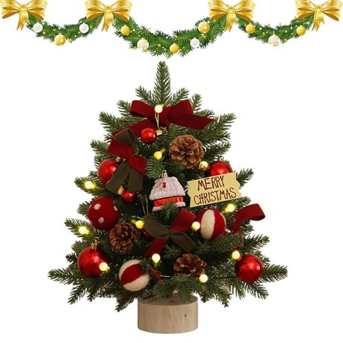 Arbre de Noël de table lumineux YRYRYW pour petits espaces de maison