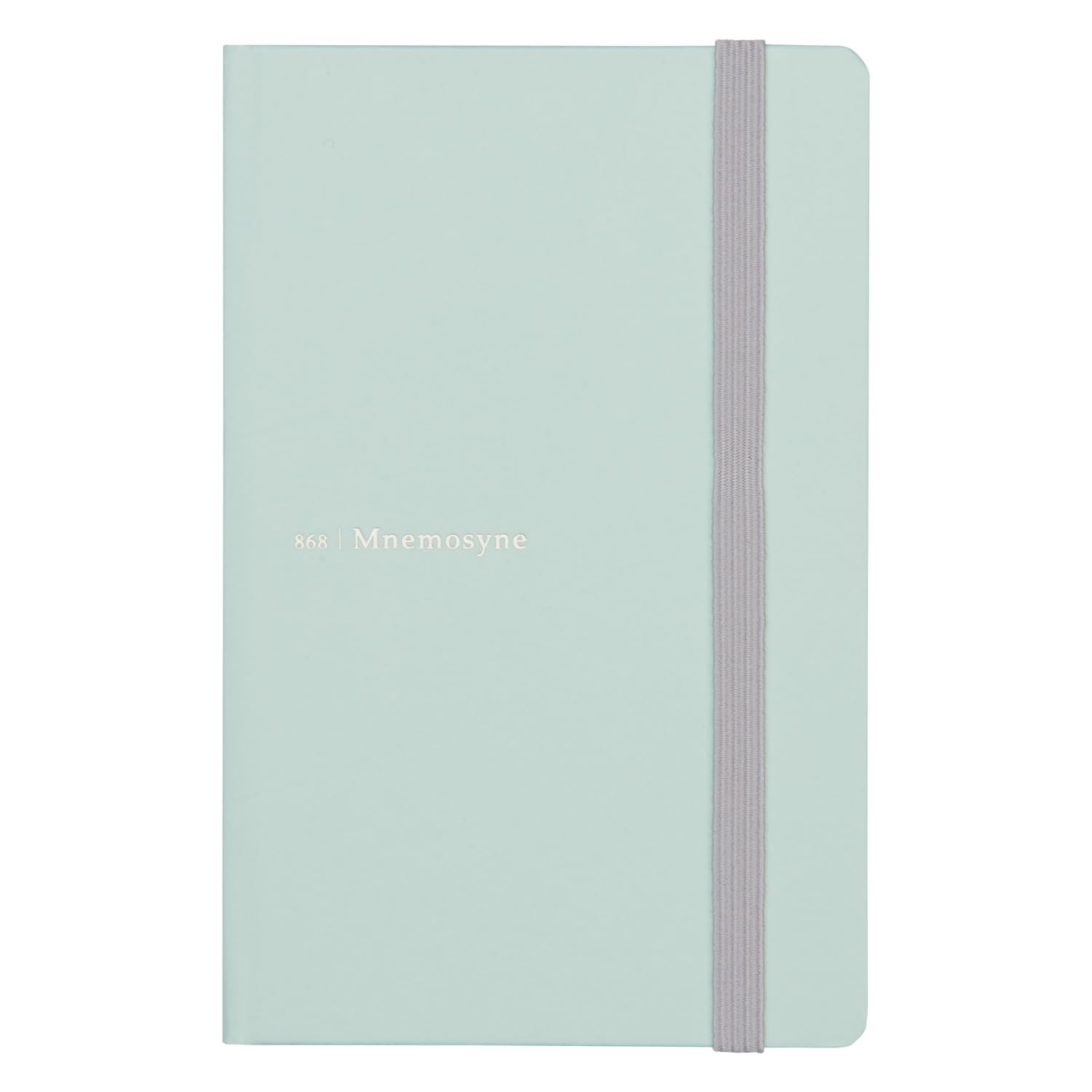 Maruman Mnemosyne Dot Grid Journal- A6, 5.71" x 3.74", 80 Sheets / 160 Pages, 5mm Doted Notebook, Book-bound With Premium Mint Green Hardcover, Includes Bookmark & Elastic Closure, Made in Japan