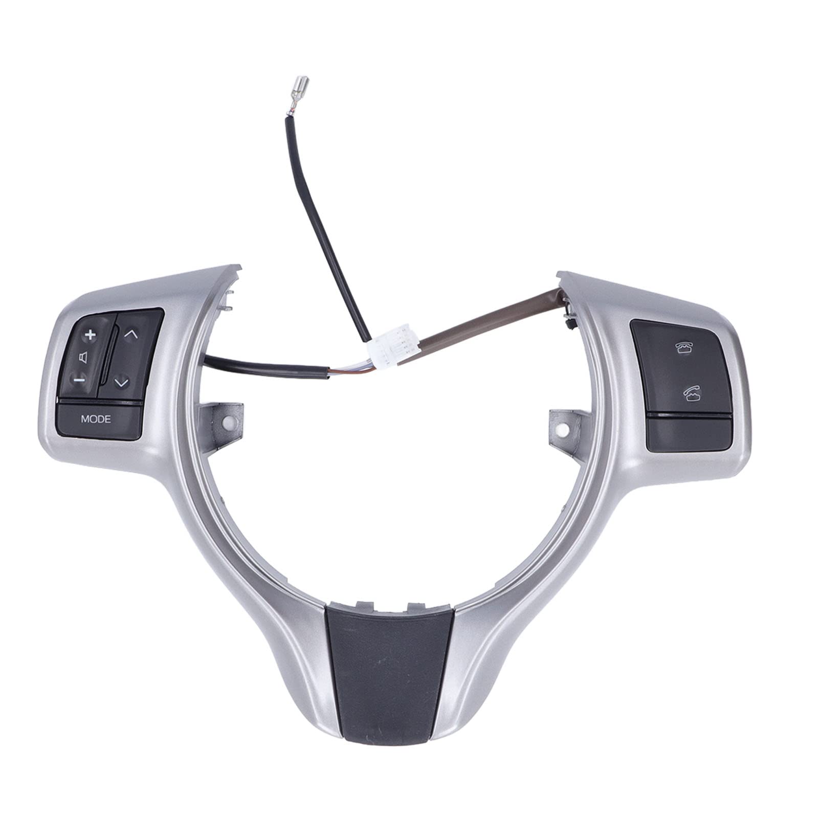 CFTGIW Interruttore del Volante d'argento Multifunzione Controllo Adattamento dell'auto Sostituzione per il Volante 2012-2017 Switching Wheel Wheel Control Pulsante Pulsante