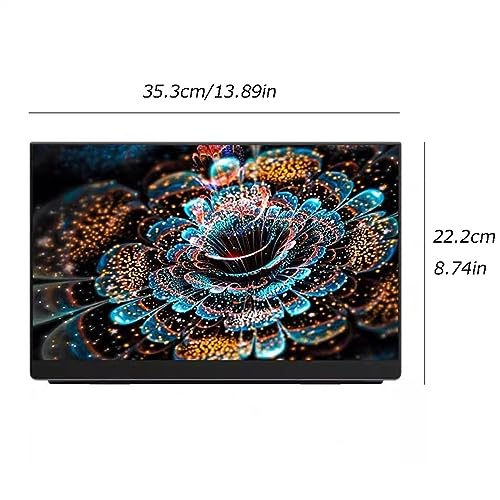 Image of Travel Screen 15.6 Inch 2K IPS Portable Monitor Cell Phone Laptop Secondary Screen Office Expansion Screen Game Host External Screen Gaming