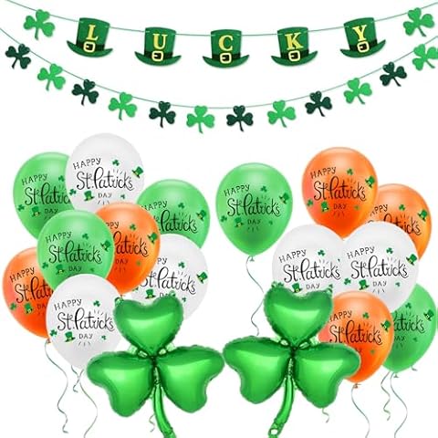 St Patrick's Day Party Supplies Set Cover