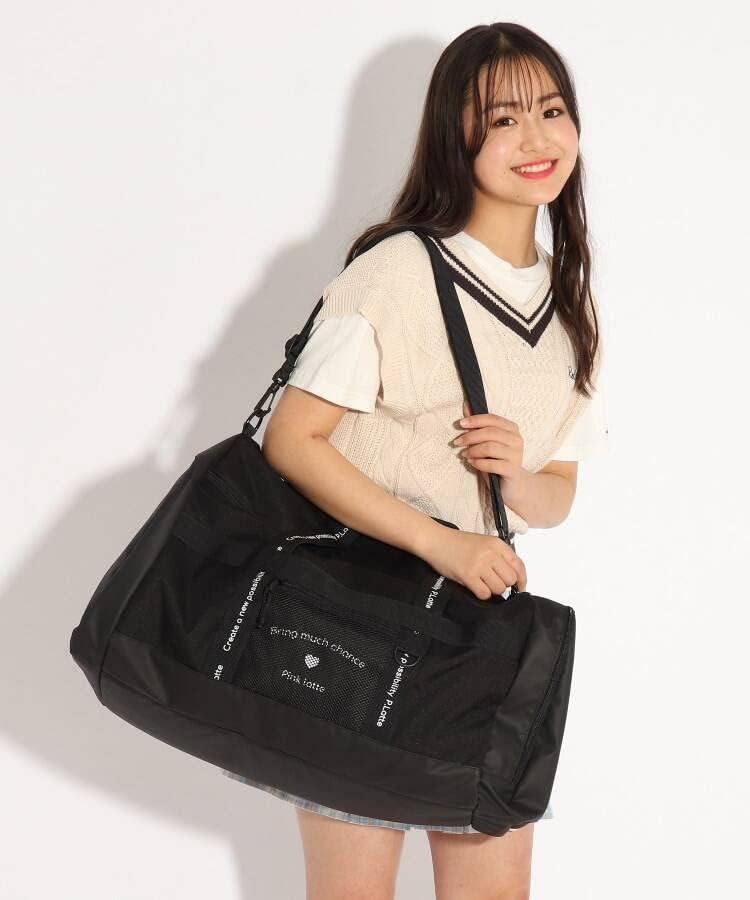 Amazon ピンク ラテ ボストンバッグ 容量約62l トラベルボストンバッグ キッズ サックス 090 00 ボストンバッグ