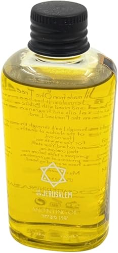 Miniatura 64 de Aceite de unción de incienso y mirra de Israel, botellas de aceites espirituales sagrados de Jerusalem Blessed, hechas a mano con ingredientes