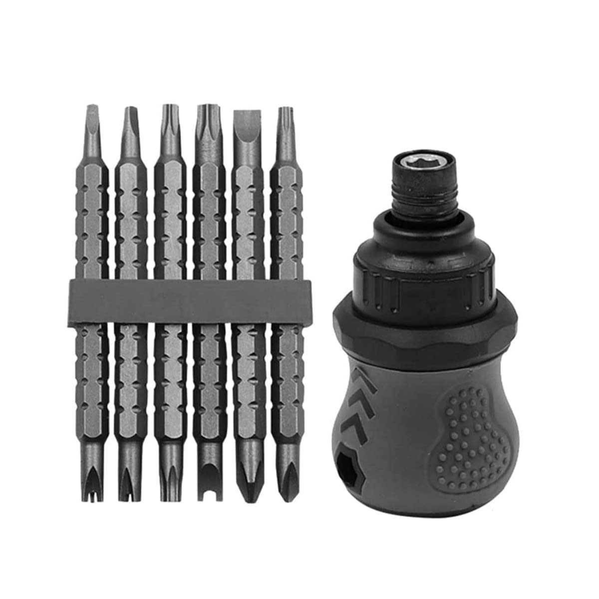 1 set 13 In 1 Ratchet Precision Screwdriver Magnetic Telescopic Adjustable Handle Phillips Slotted Dual-purpose Head