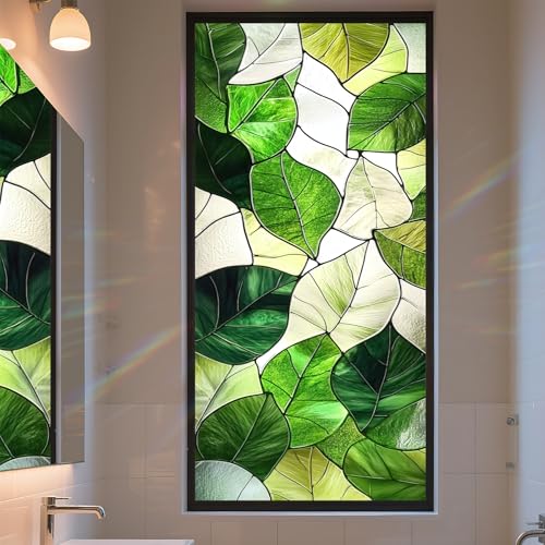 Película para ventana efecto vitral 17.5 x 39.3 pulgadas miniatura 4