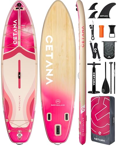 CETANA 11'6×35' Extra Wide Inflatable Paddle Board,Stand Up Paddle Board for Beginner,450lb...