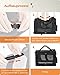 Feandrea Hundebox faltbar, Transportbox Hund, XXXL, Hundetasche, Oxford-Gewebe, Netzstoff, atmungsaktiv tragbar transportabel, Metallrahmen, mit Griffen, Taschen, 102 x 69 x 69 cm, schwarz PDC10H