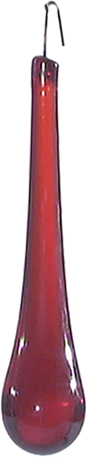 B&P Lamp® 3" Rose Color Teardrop Pendalogue
