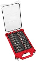 Vista 6 de Compatible con Milwaukee 49-66-6801 Shock Wave 3/8" Impact Duty Socket MM Packout Set - 19 PC, Dimensiones (LxWxH) (in) 16.2 x 9.8 x 2.5