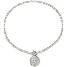 Coin Toggle Necklace for Women Gold Punk Medallion Necklace Silver OT Pendant Necklace Pressed Flower Necklace Hip Hop Statement Jewelry Accessories