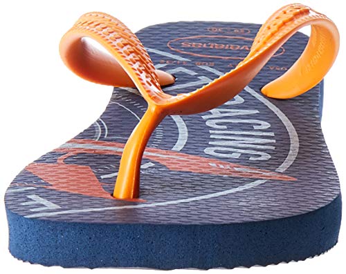 Chinelo, Havaianas, Kids Athletic, Marinho/Laranja Vibrante, 33/34, Meninos