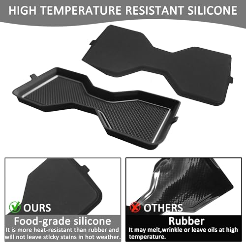 Portavasos 3D para Toyota Tacoma Accesorios 2024-2026 2Pzs Gris miniatura 5