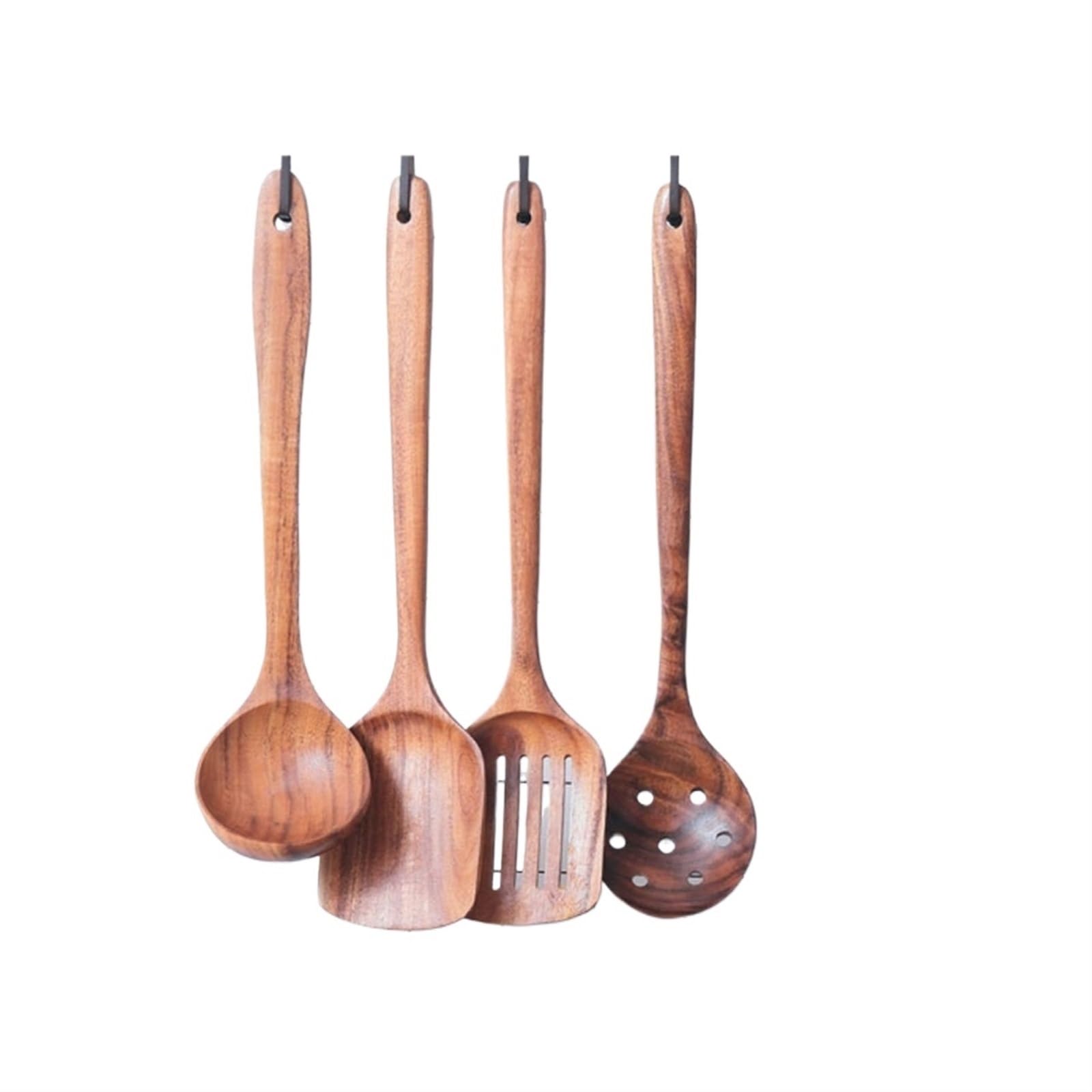 Holz Kochlöffel Spatel Kochutensilien Küche Kochgeschirr Gadgets 4 Stück Sets Kochwerkzeuge