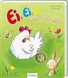  Ei, Ei, Ei, was kullert da?: Ein Mitmachbuch mit Schiebe-Elementen, Ostergeschenk für Kinder ab 18 Monaten