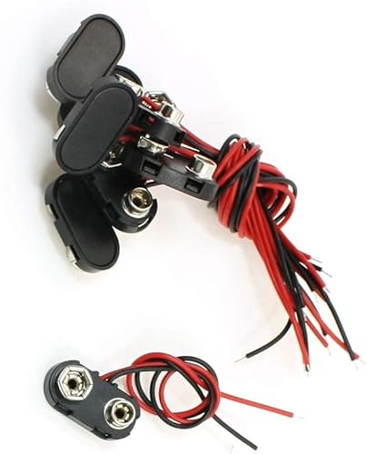 Pilas para el hogar (10 unidades, plástico duro, tipo T, 9 V, batería recargable)